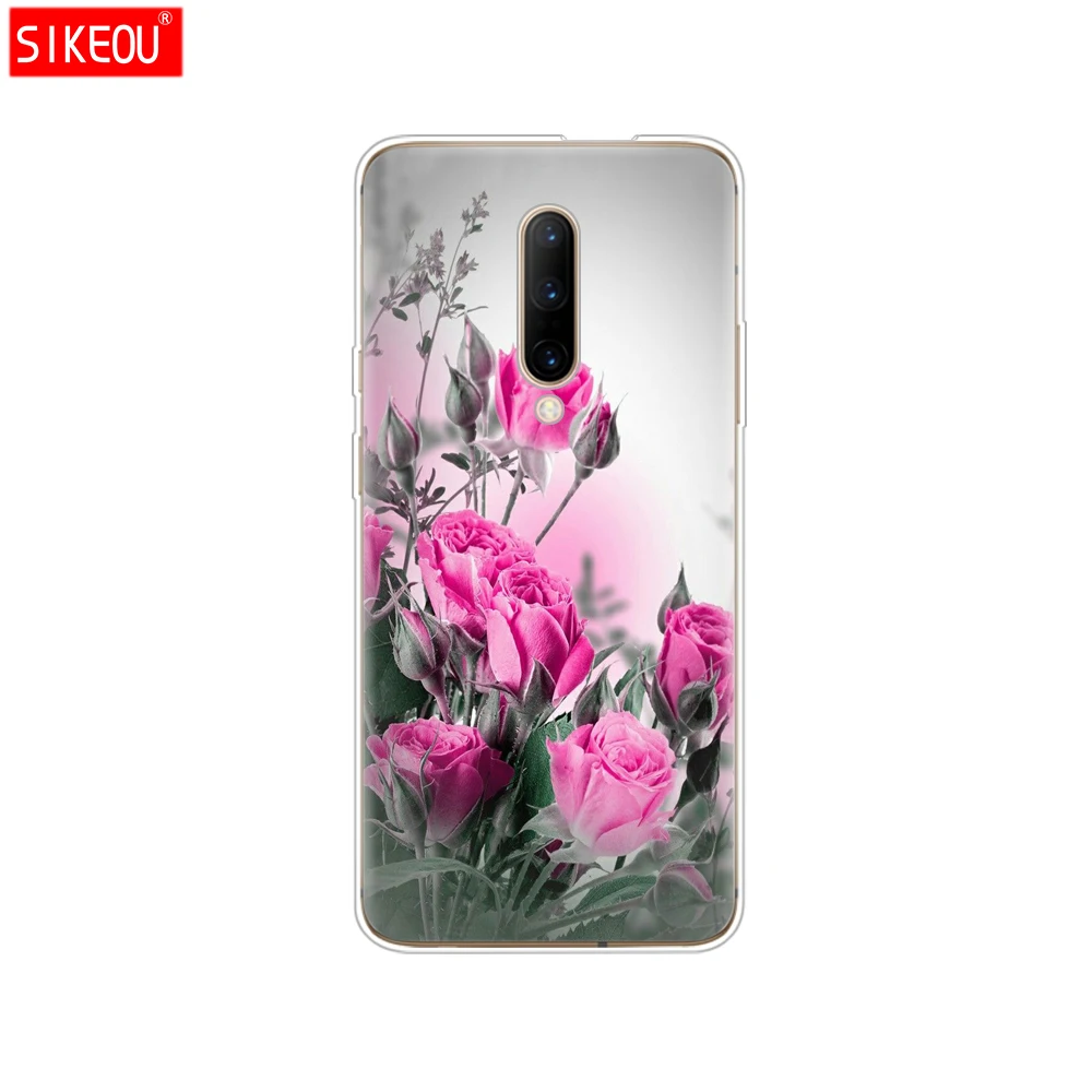 12072 Силиконовый чехол для oneplus 7 Чехол для one plus 7 pro чехол etui чехол для oneplus 7 pro чехол coque сумка бампер 1+ 7 цветок - Color: 12072