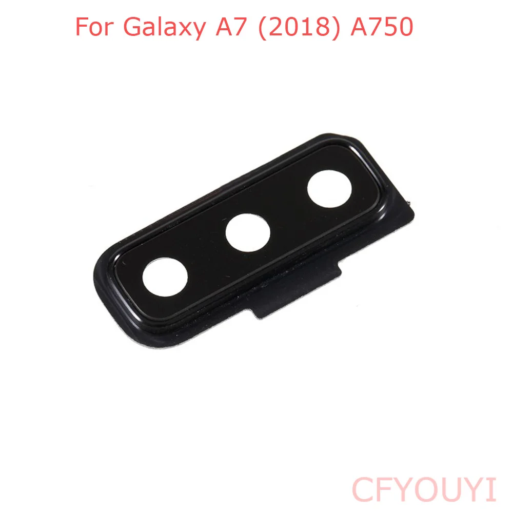 Для Samsung Galaxy A7 (2018) A750 A750F Задняя крышка объектива камеры с кронштейном и