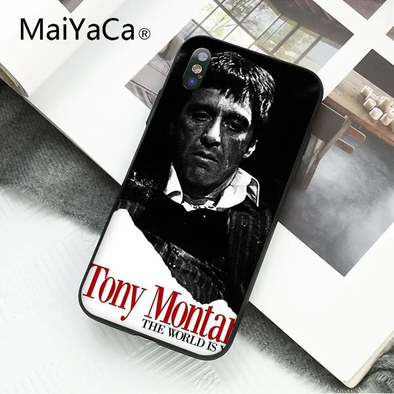Мужской чехол Scarface Godfather для iphone 12 11 pro MAX 5 5Sx 6 7 7plus 8 8Plus X XS XR Capa|Бамперы| |