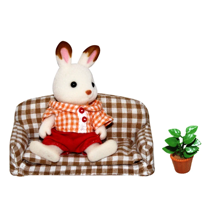 Sylvanian Families кукольный домик мебель игровой набор кролик и аксессуары Игрушка Фигурка Набор девочка подарок