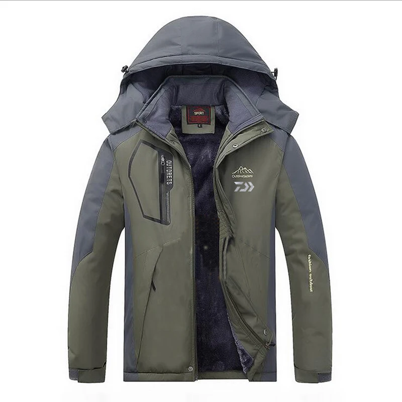 DAIWA Fishing Clothing зима осень водонепроницаемые теплые куртки для рыбалки мужские