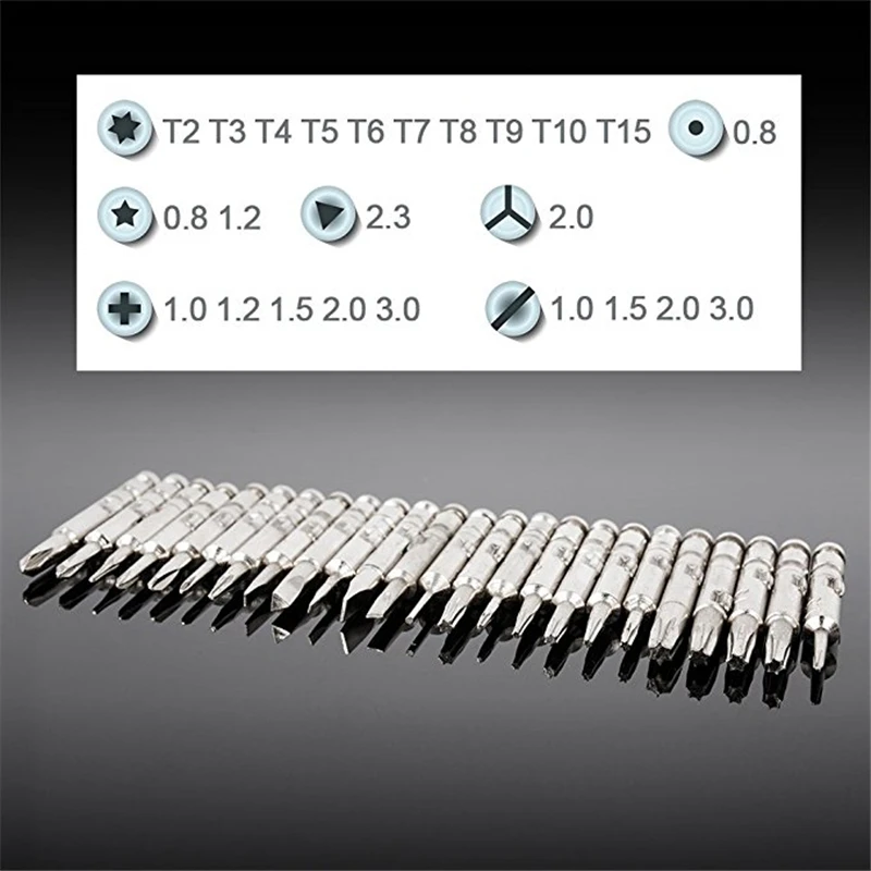 Прецизионных инструментов 25 в 1 Набор отверток для ремонта инструмент Отвертка