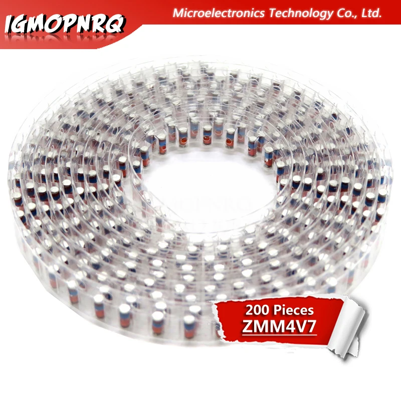 200 шт. ZMM 4V7 LL34 туннельный диод с поверхностным монтажом посылка 1/2W 0 5 w чип зенеровский диод|Диоды| |