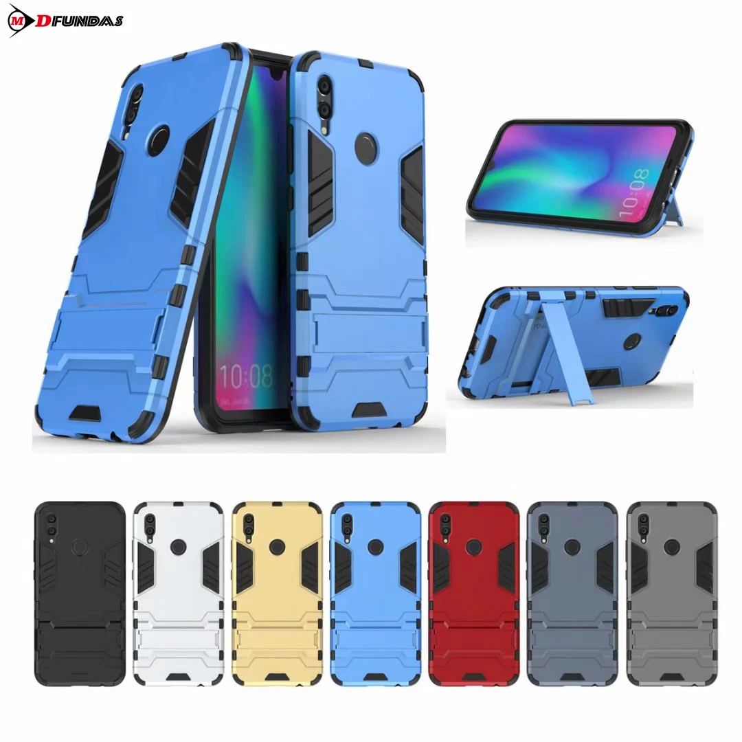 Coque Honor 10 Lite чехол для Honor 10 светильник-накладка на заднюю панель из мягкого силикона и жесткого поликарбоната гибридная Броня ультра тонкая подставка оригинальная синяя сумка
