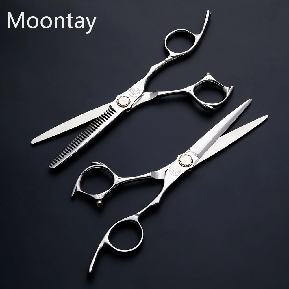 Профессиональные парикмахерские Парикмахерские ножницы 6 0 дюймовые режущие
