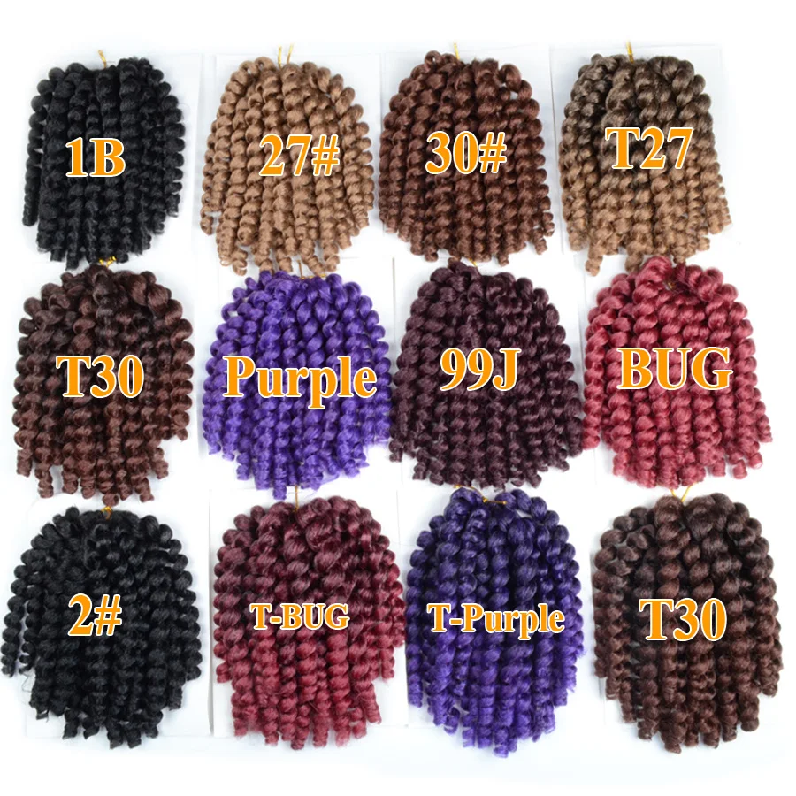 FALEMEI Jumpy палочка завитые косы африканская коллекция ямайские косички 9 дюймов 80 г