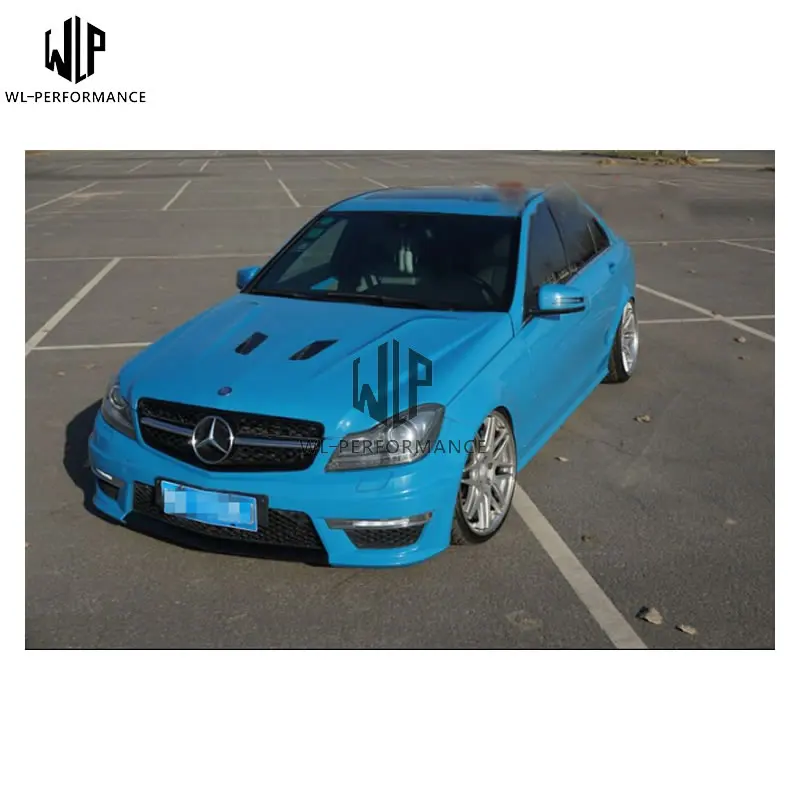 C Класс углеродного волокна Защитная крышка для капота двигателя с комплектом