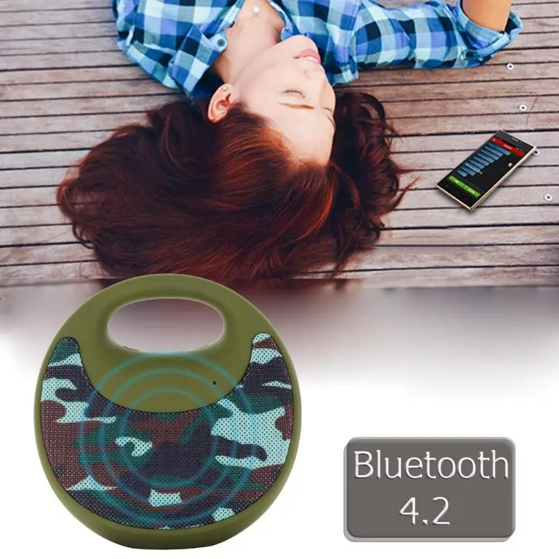 Bluetooth колонка с ручкой беспроводной динамик звуковая панель mp3 плеер FM радио