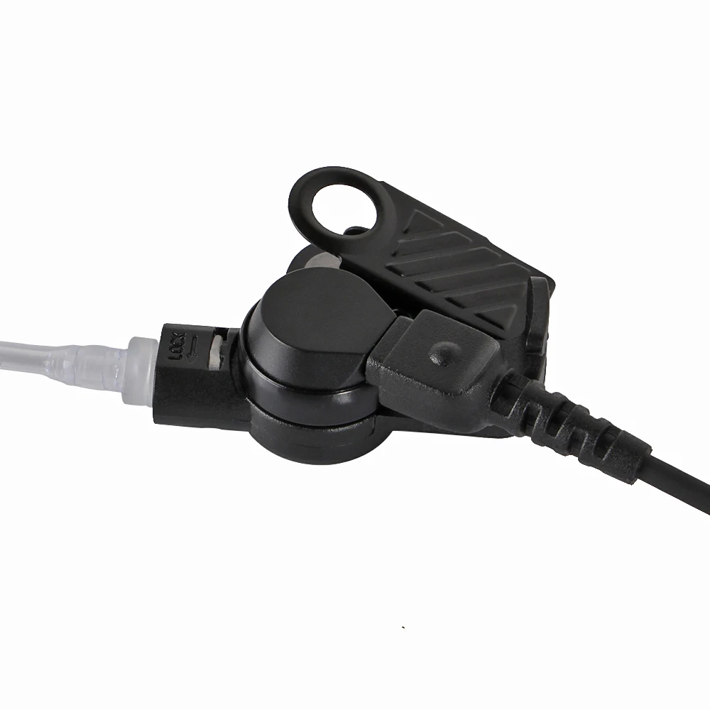 FBI Acoustic Air Tube Headset Earpiece PTT for Motorola Tetra Radio MTH800 MTH600 MTH650 MTH850 MTP850 MTS850 Walkie Talkie