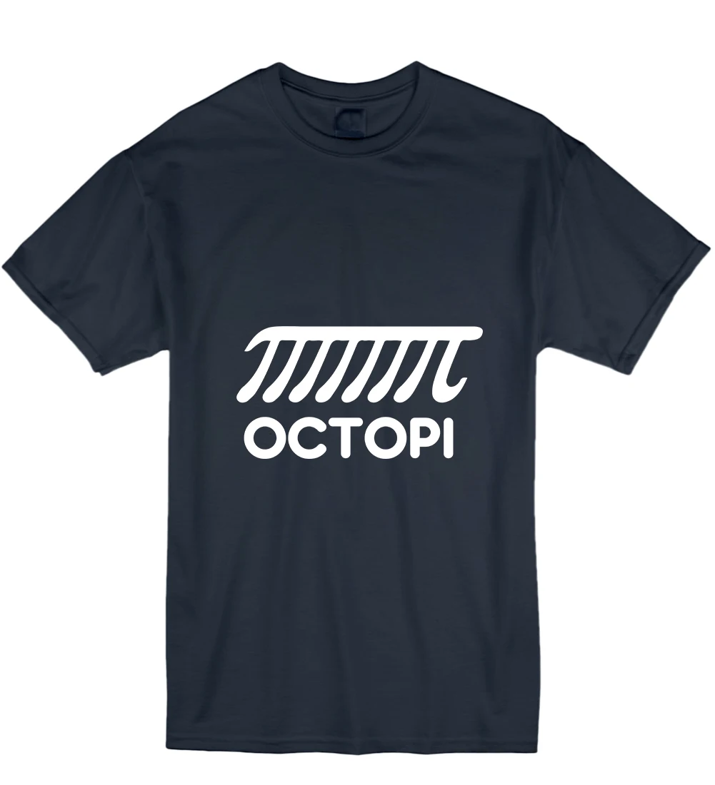 2019 смешная хипстерская футболка Octopus Pi для мужчин и женщин | Мужская одежда