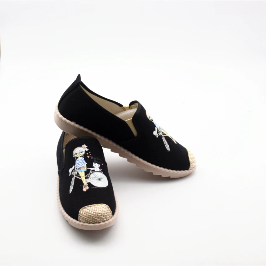Парусиновая обувь Cresfimix sapatos femininas женские милые Белые слипоны летние лоферы с