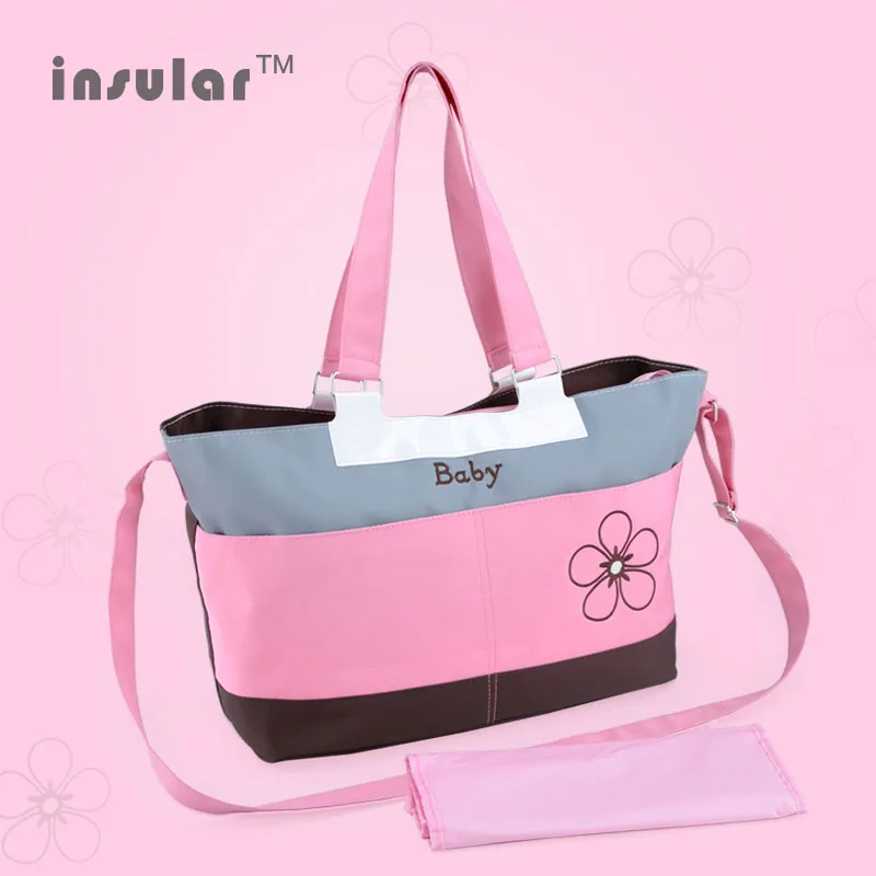 Модные Разноцветные сумки тоуты для подгузников многофункциональные через