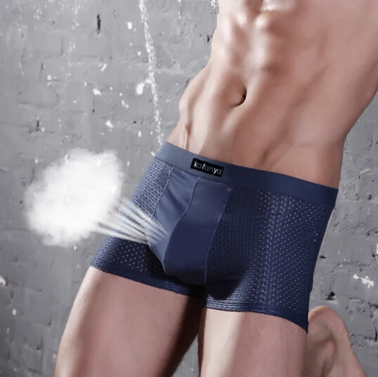 Бесплатная доставка нижнее белье Брендовые мужские трусы боксеры дышащие нейлон