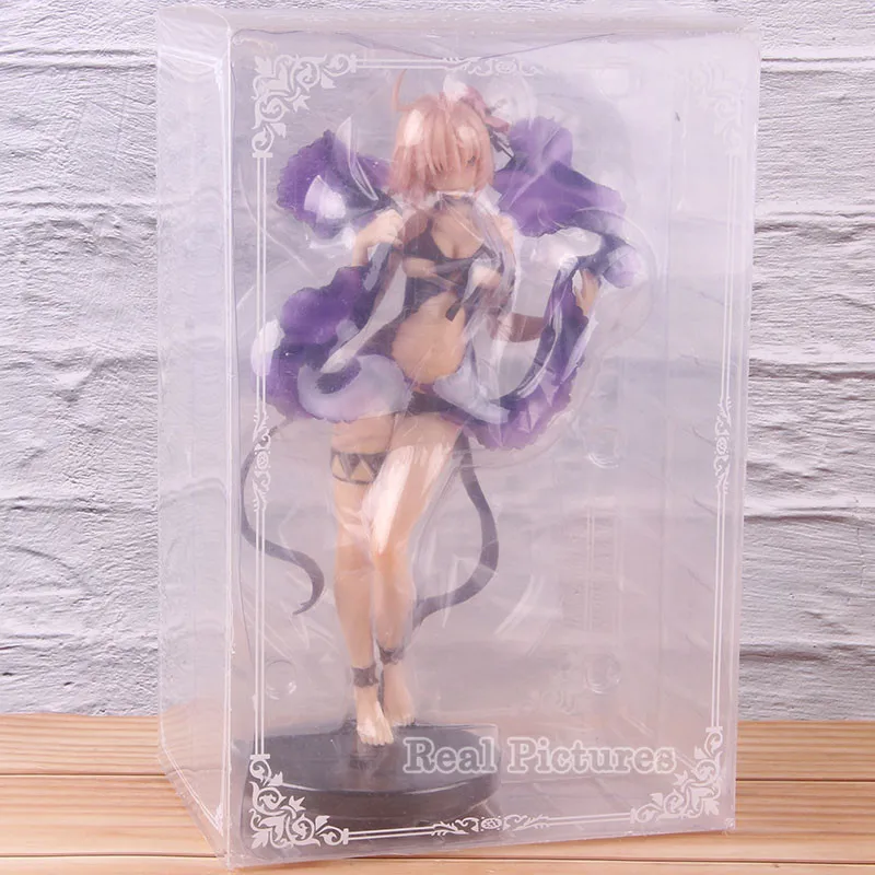 with retail box FGO Fate Grand Order Jeanne D'Arc фигурный купальник Ver. ПВХ Joan of Arc Fate фигурка Коллекционная модель игрушки в подарок - Цвет: with retail box