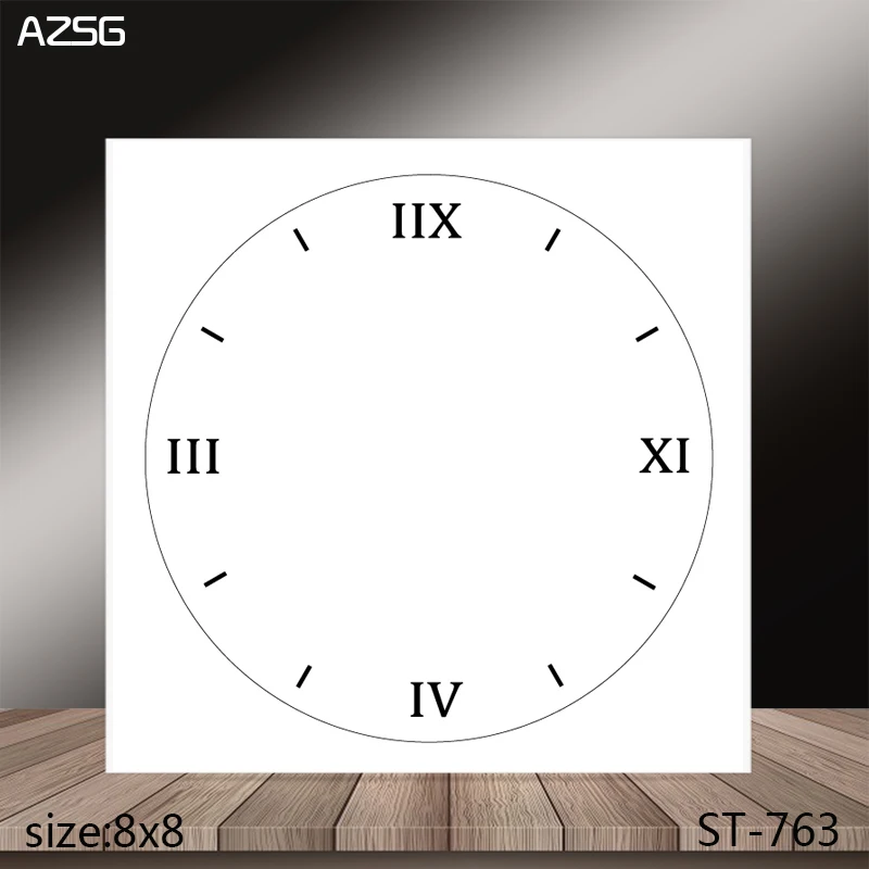 Фото AZSG часы прозрачные штампы/для скрапбукинга/изготовление карт/силиконовые