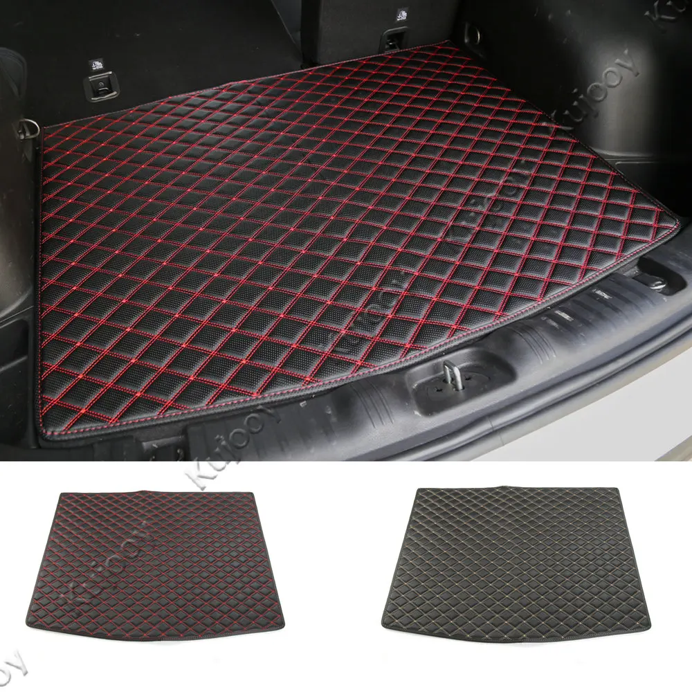 1 шт. черная искусственная кожа задний багажник поднос лайнер грузовой пол