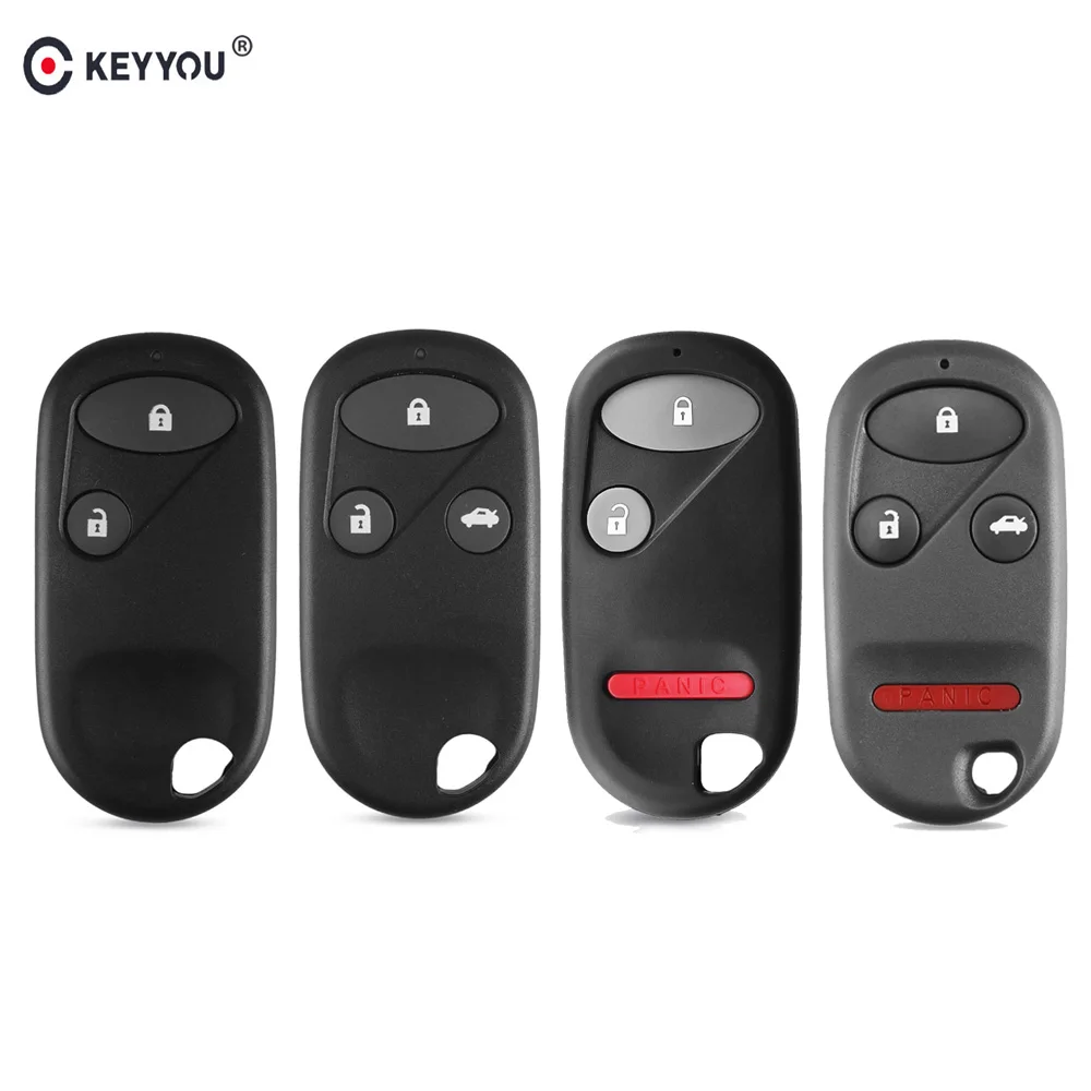 KEYYOU 2/3/4 кнопки автомобильный стиль дистанционный смарт ключ Брелок чехол для Honda