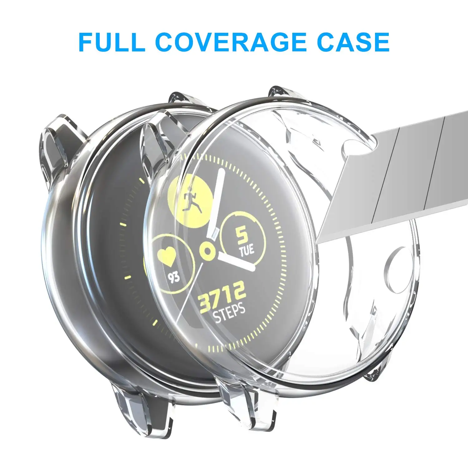 Защитный чехол с покрытием для samsung Galaxy Watch Active 40 мм, мягкий ТПУ, защитный чехол для samsung Galaxy Watch Active
