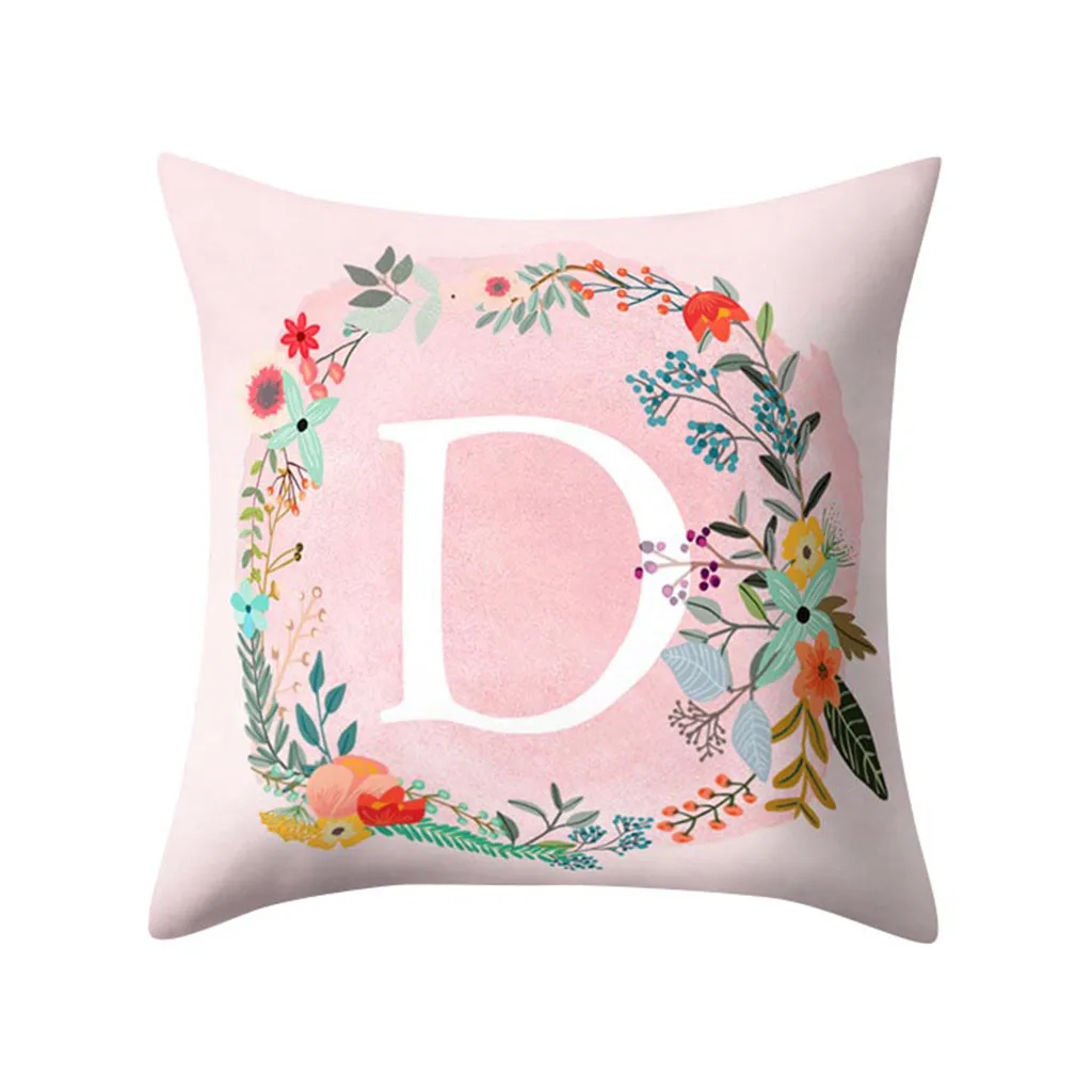 Подушка сделай сам чехол с английским алфавитом подушка принтом наволочка