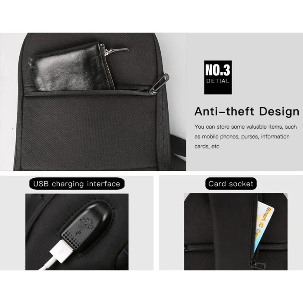 Kingsons Мужская нагрудная сумка маленькая через плечо для мужчин сумки на одно |