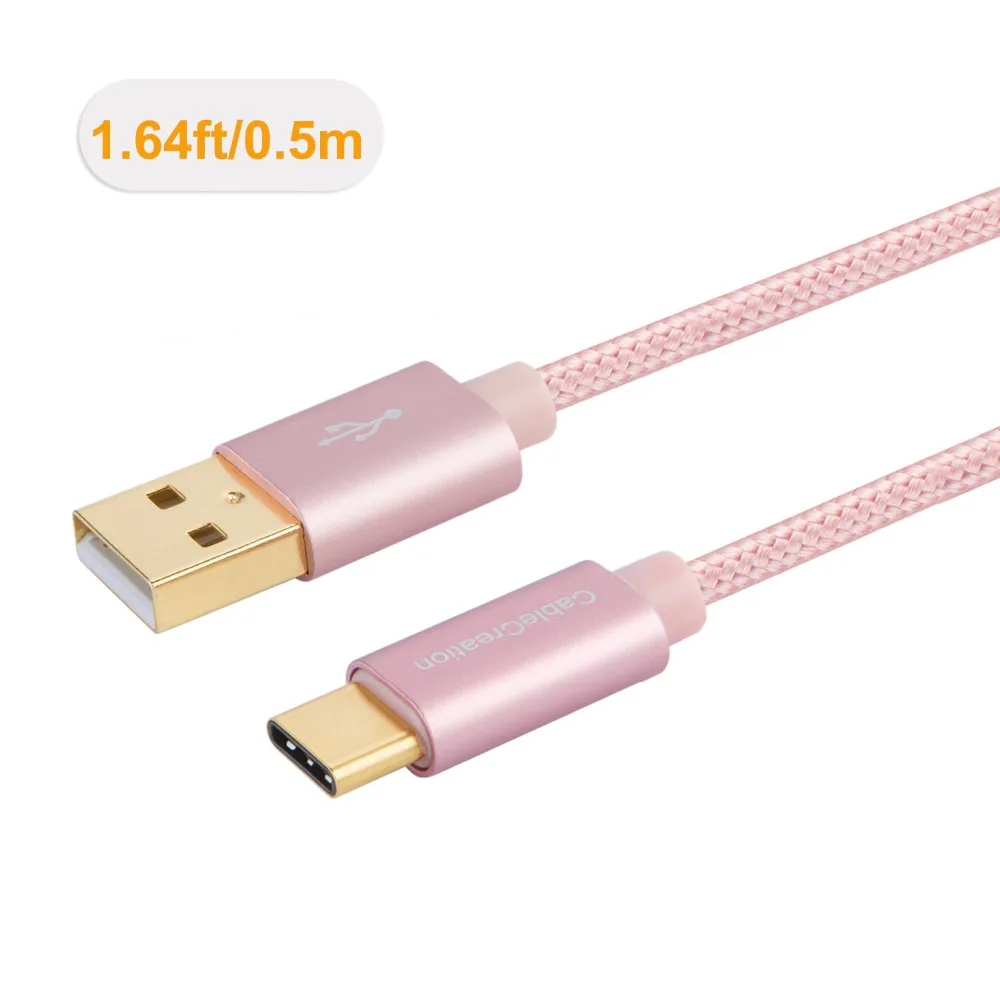Кабель типа C для A кабель быстрой зарядки 1 6 фута USB с резистором 56K Ohm совместимый