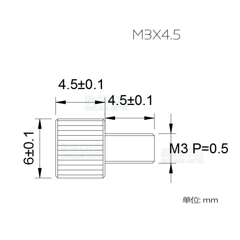 50 шт M3 * 4 5 ручной винт с накатанной головкой затягивающий спиральный m3 латунные