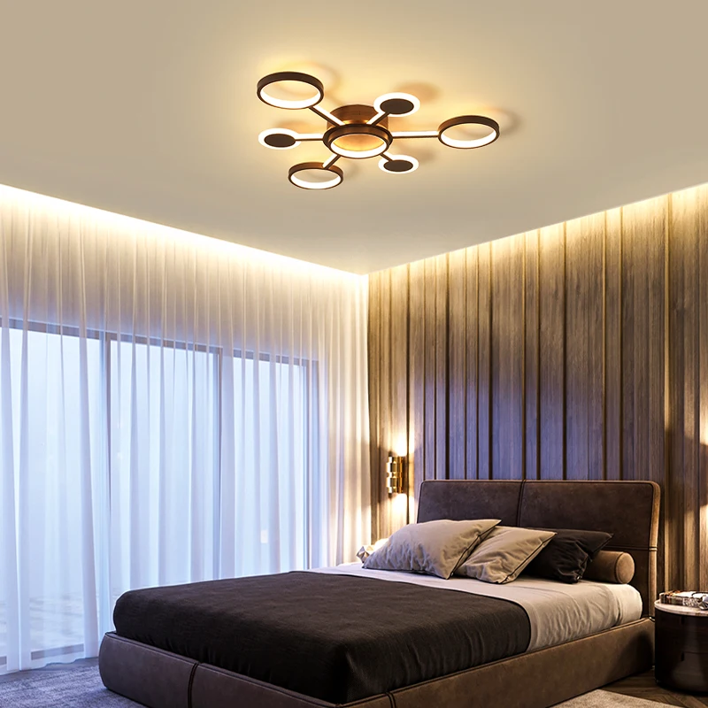 Creative living room lighting simple modern led ceiling lamp atmosphere home hall new style master bedroom | Освещение
