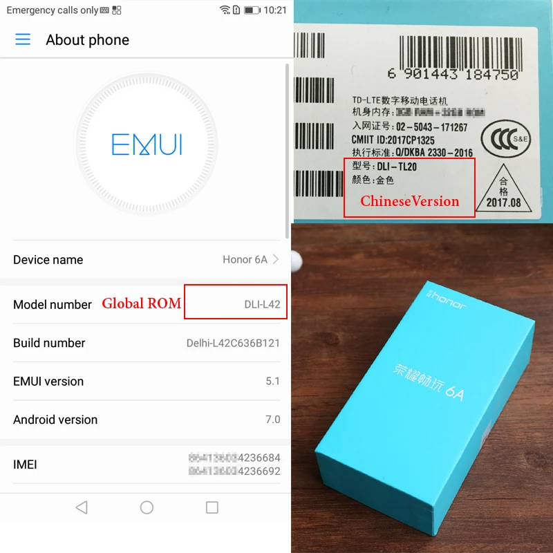 Глобальной прошивки Huawei Honor 6A OTA обновление оригинальный новый 4 г LTE смартфон Qualcomm