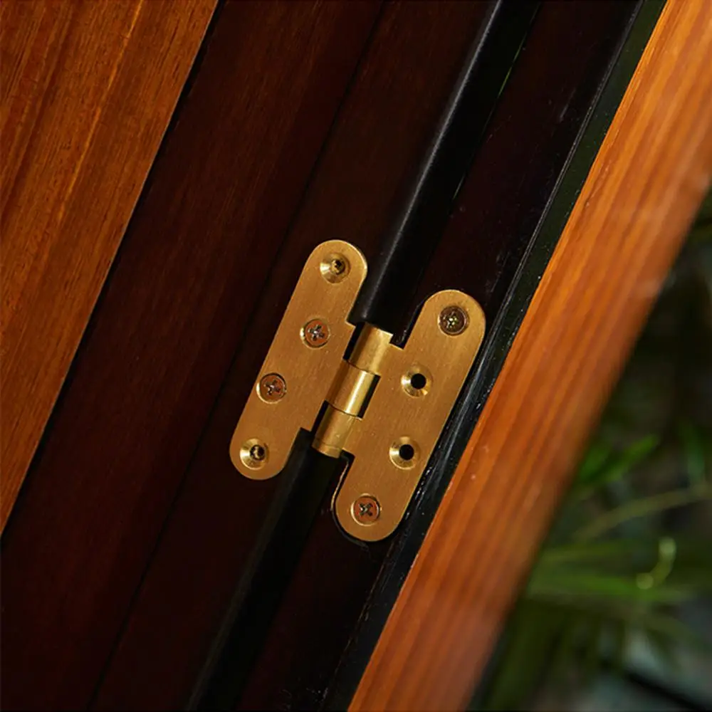 Новинка китайские плоские петли из чистой меди для домашнего шкафа дверного