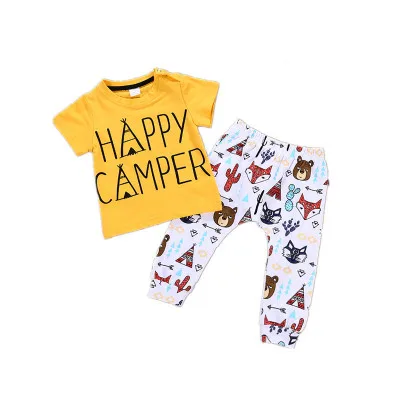 R & Z/Детский костюм 2019 г. новый летний хлопковый для мальчиков в европейском и