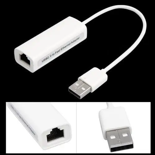 100Mbps USB 2.0 to RJ45 LAN Ethernet Network Adapter Card PC For Macbook Air Win7 8 | Компьютеры и офис