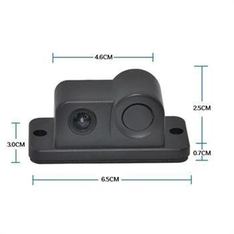 Автомобильный датчик парковки водонепроницаемый 2 в 1 черный s радар заднего вида
