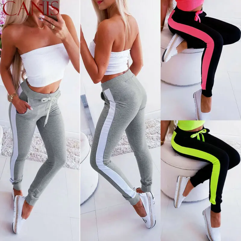 2019 летние модные женские спортивные тренировочные брюки для йоги