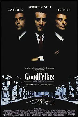 

GOODFELLAS - CLASSIC MOVIE SILK POSTER Decorative Wall paint 24x36inch