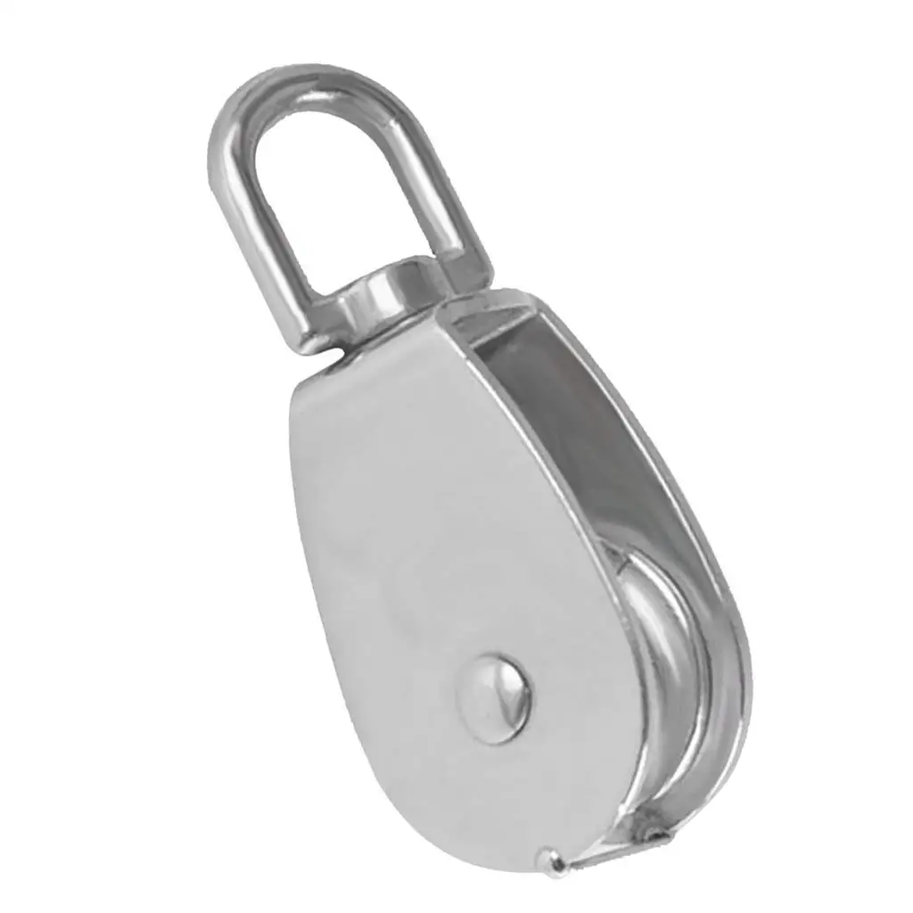 New Style Lifting Pulley Stainless Steel Single Swivel Rope Fixed/Traction | Инструменты