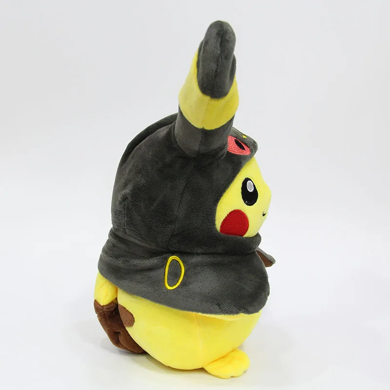 Карманные животные Пикачу Косплей Eevee Sylveon Jolteon Vaporeon плюшевые мягкие куклы с плащом Cos Пикачу игрушка детский подарок sa74