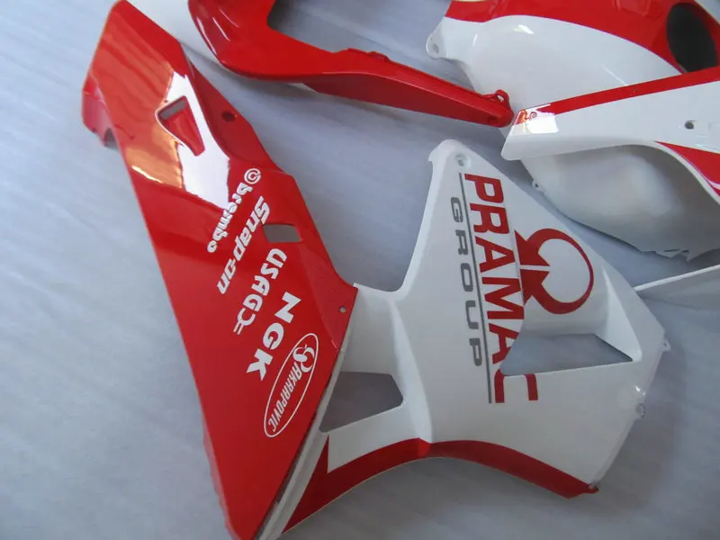 Гоночная версия обтекатель комплект для HONDA CBR600RR F5 03 04 CBR 600RR CBR 600 2003 2004 ABS красные, белые обтекатели комплект+ подарки HG07