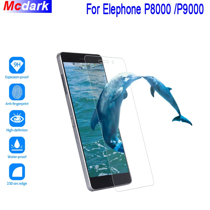 Закаленное стекло 9H для Elephone P9000 защитная пленка экрана P8000 стеклянная легкая в