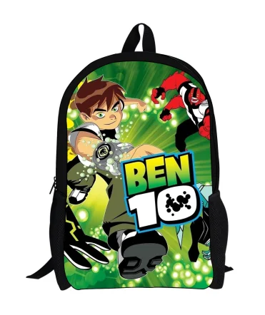 16 дюймов Ben 10 Ben Tennyson Heatblast рюкзак для подростков мальчиков школьные рюкзаки детские школьные сумки Детская сумка Mochila