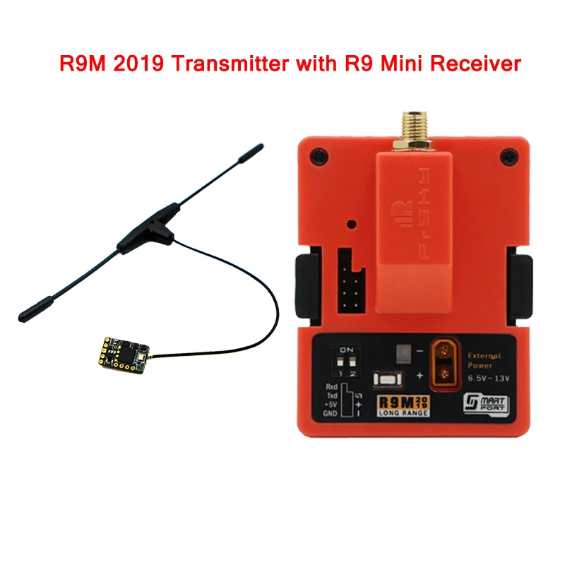R9M 2019 and R9 Mini Frsky R9M/R9M 900MHz передатчик с большим диапазоном R9 MM мини-приемник для RC моделей части для вертолета аксессуары - Цвет: R9M 2019 and R9 Mini