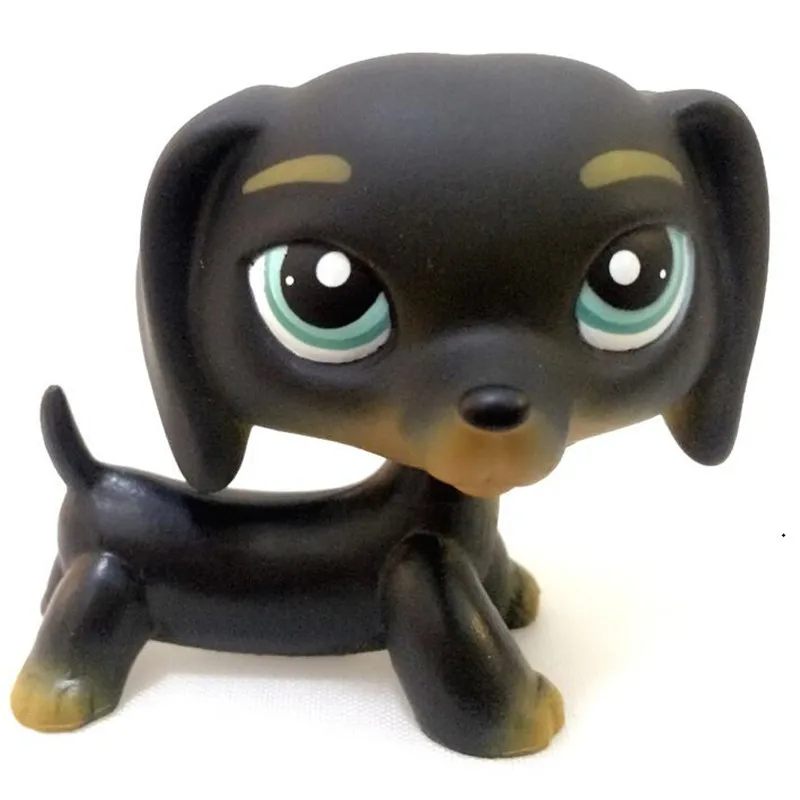 36 Pet Shop Lps игрушки собачья коллекция стоящая короткая шерсть кошка кокер спаниель колли такса Great Dane белый розовый Littlest животное - Цвет: 36