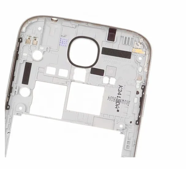 Корпус для samsung Galaxy S4 GT-I9500 i9500 средняя передняя рамка Корпус задний корпус рамка держатель рамка задняя крышка чехол Дверь