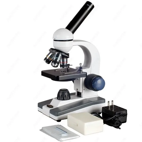 Составной Микроскоп AmScope поставки 40X 1000X металлическая рама для дома школы C & F
