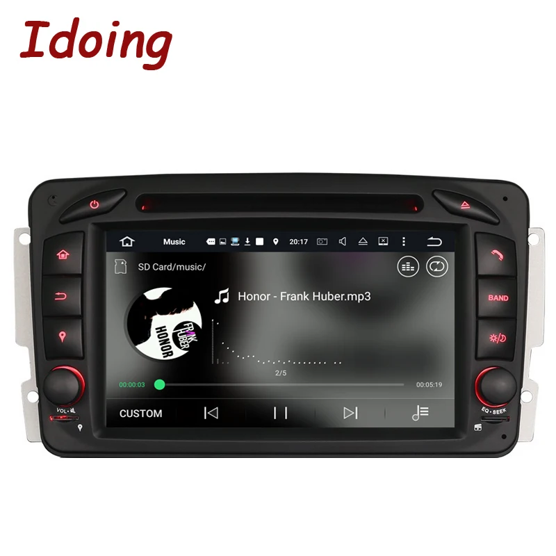Idoing 2Din руль для Mercedes/Benz/W209/203 Android 7 1 автомобильный DVD мультимедийный видео плеер HD