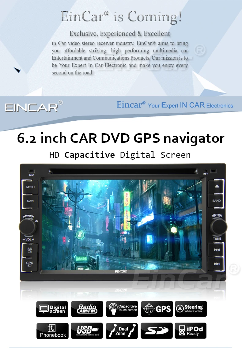 Новый CD DVD плеер Bluetooth стерео двойной 2 Din GPS автомобильное радио 6 дюйма емкостный