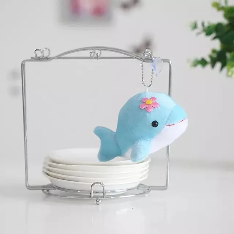Кукла-присоска Kawaii Dolphin плюшевые игрушки с подвеской в виде мультяшных животных