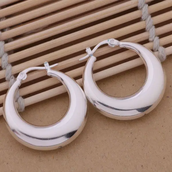 Женские серповидные серьги AE422 из стерлингового серебра 925 пробы опт|earrings