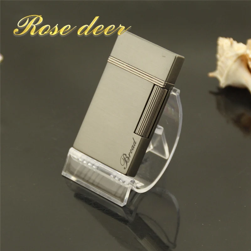 Metal Gas Lighter Windproof Refillable Adjustable Cigarette Flame Cigar Butane Torch Gadgets NO GAS | Дом и сад