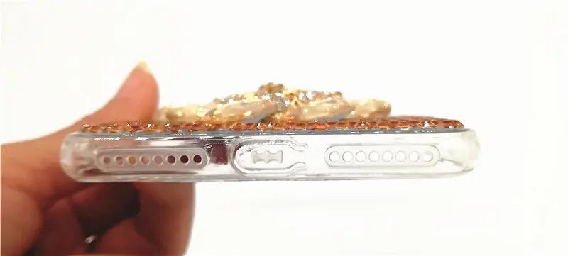 Для iPhone 6 S 7 8 Plus X XS MAX XR роскошное блестящее Хрустальное украшение с бриллиантами и