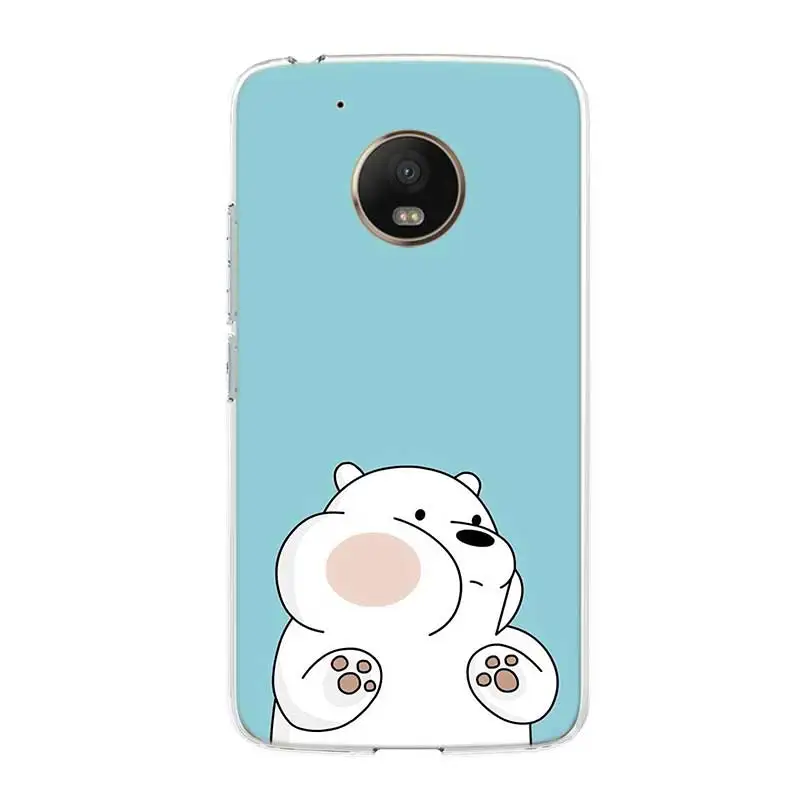 Чехол для телефона из мягкого ТПУ с тремя маленькими медведями Motorola MOTO G7 G6 G5S G5 E6 E5